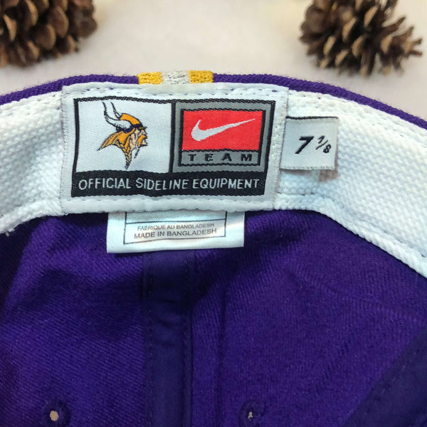 Vintage NFL Minnesota Vikings Nike Fitted Hat 7 1/8