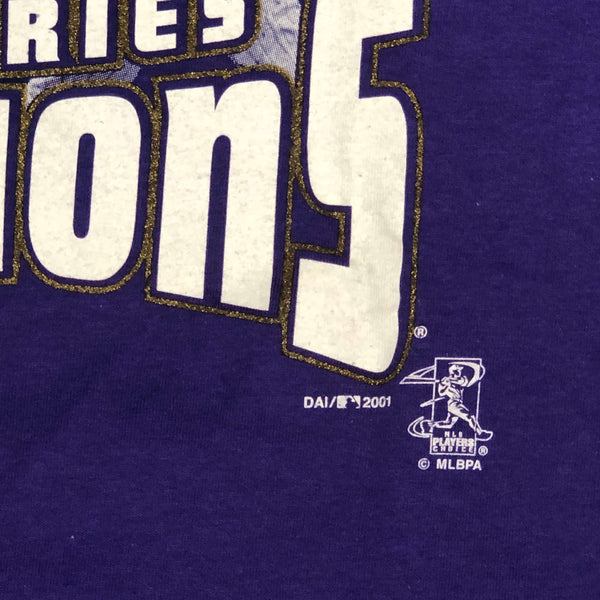 Vintage Deadstock NWT 2001 MLB Arizona Diamondbacks World Series Champions Graphic T-Shirt (XL)