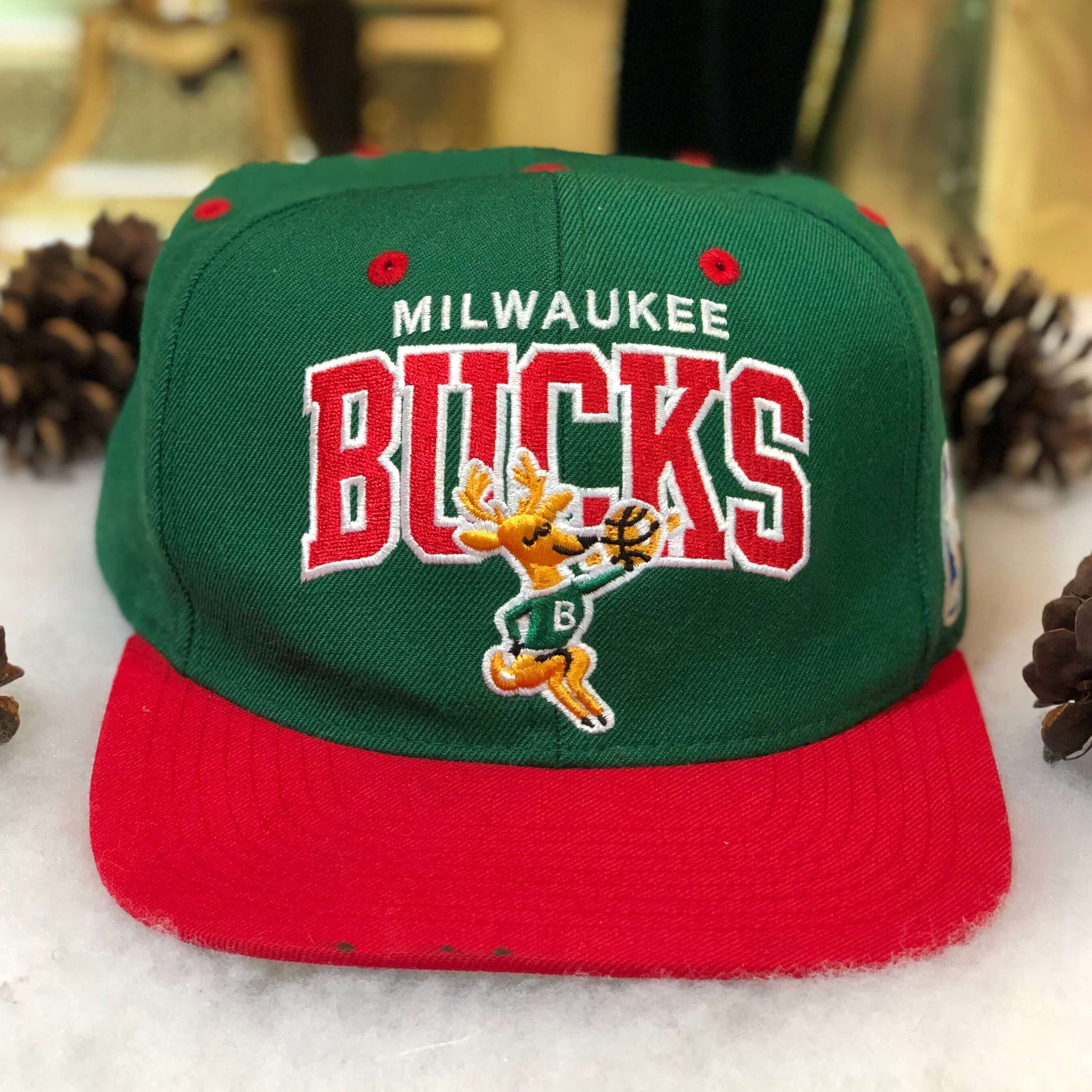 NBA Milwaukee Bucks Mitchell & Ness Snapback Hat