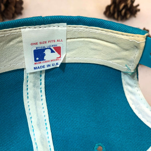 Vintage MLB Florida Marlins Wool Snapback Hat