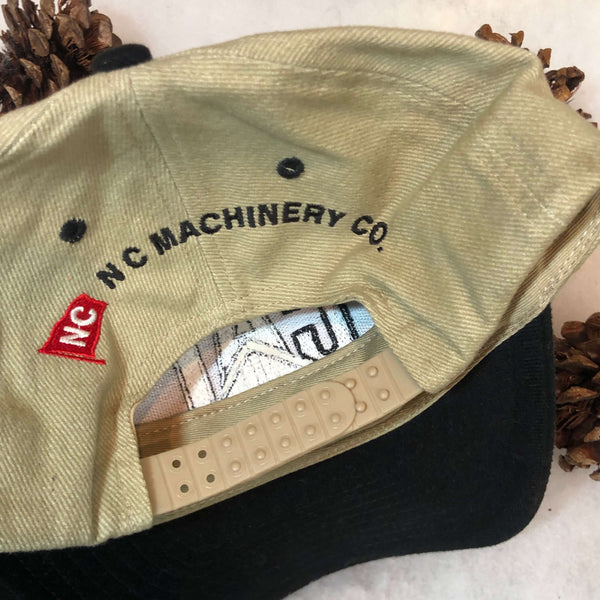 Vintage CAT NC Machinery Co. Snapback Hat