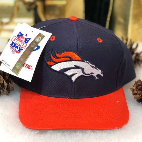 Vintage Deadstock NWT NFL Denver Broncos Logo Athletic Twill Snapback Hat
