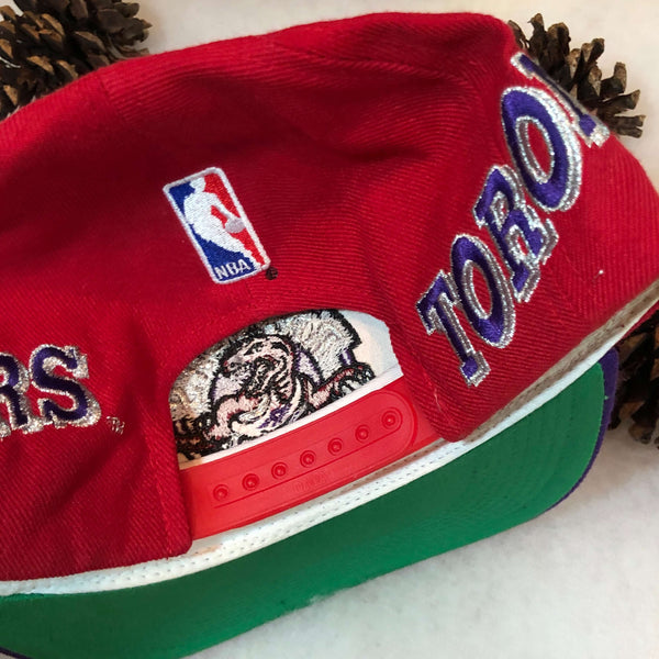 Vintage Deadstock NWT NBA Toronto Raptors Sports Specialties Sidewave Snapback Hat