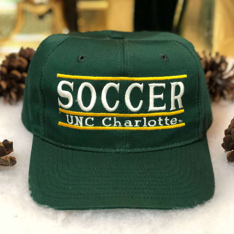 Vintage NCAA UNC Charlotte Soccer The Game Split Bar Snapback Hat