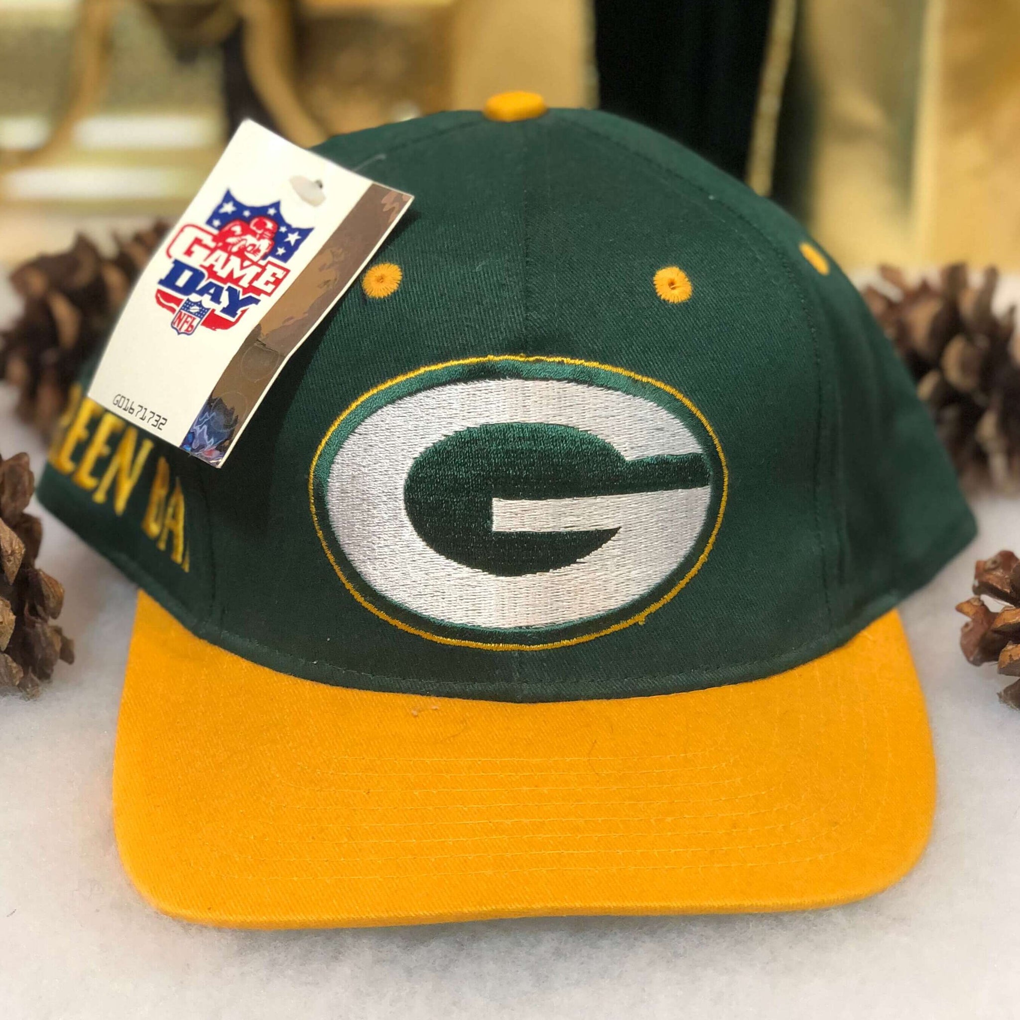 Vintage Deadstock NWT NFL Green Bay Packers Twins Enterprise Twill Snapback Hat