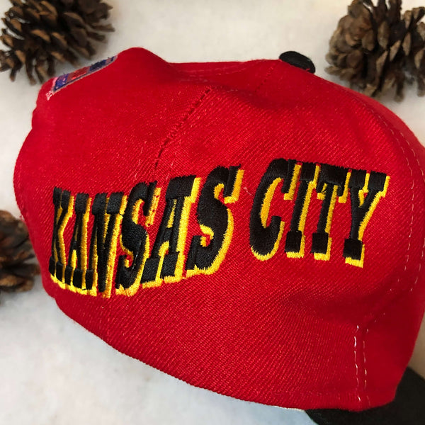 Vintage NFL Kansas City Chiefs Sports Specialties Sidewave Snapback Hat