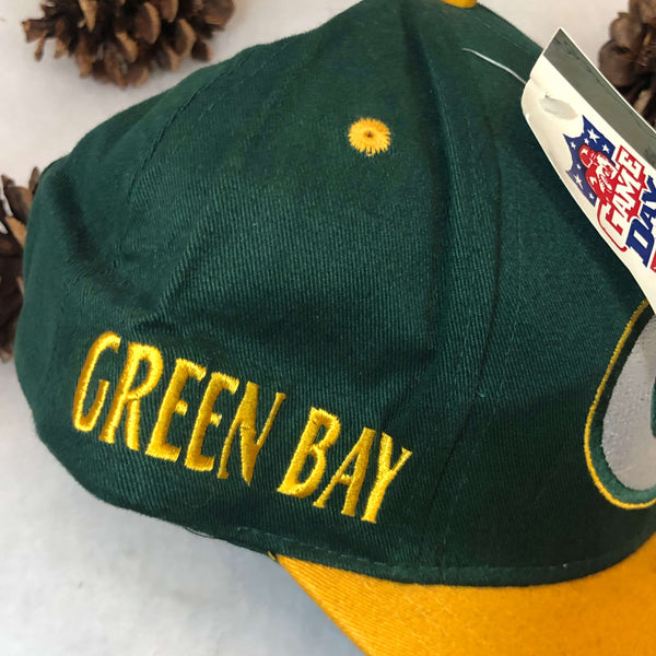 Vintage Deadstock NWT NFL Green Bay Packers Twins Enterprise Twill Snapback Hat