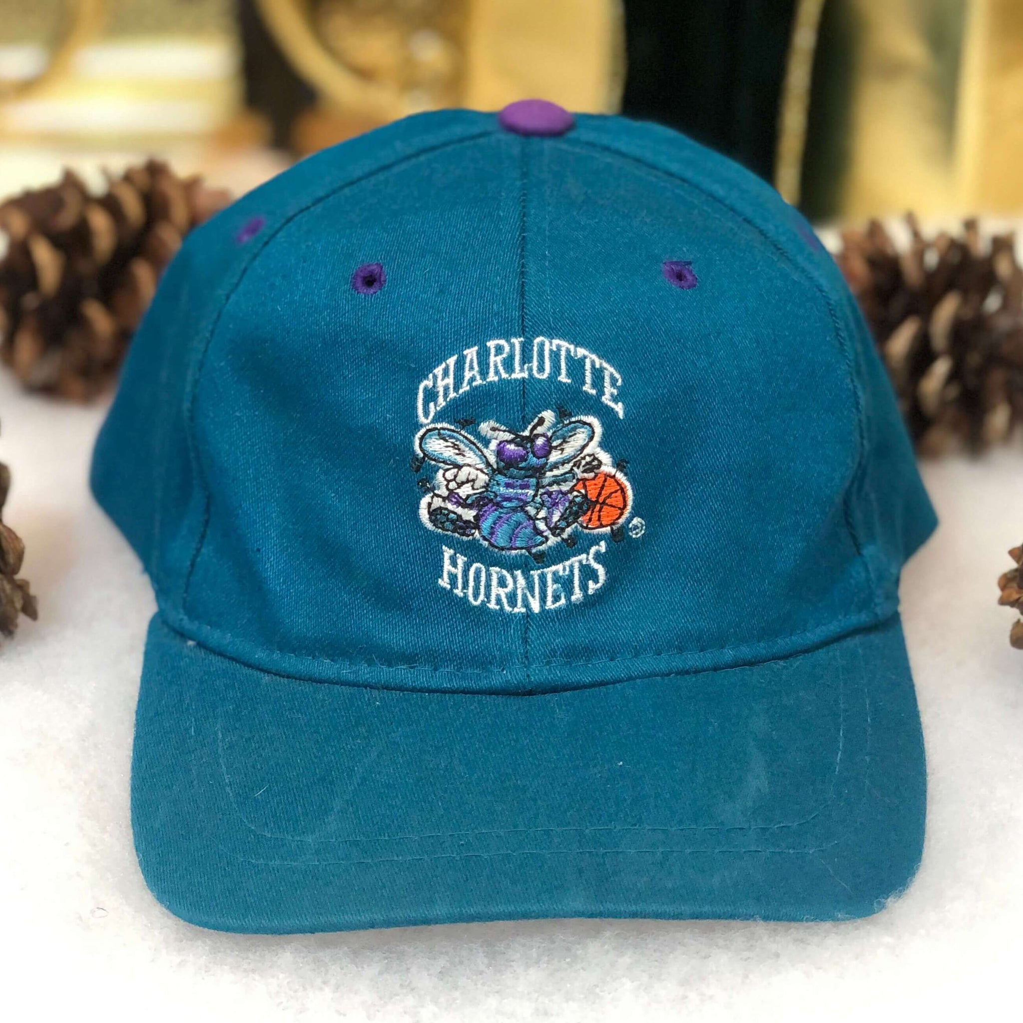 Vintage NBA Charlotte Hornets Starter Starfit Stretch Fit *YOUTH* Hat