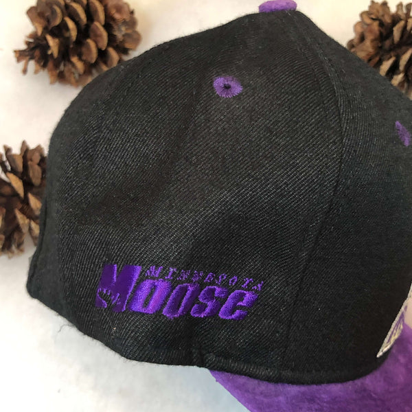 Vintage IHL Minnesota Moose Wool Strapback Hat