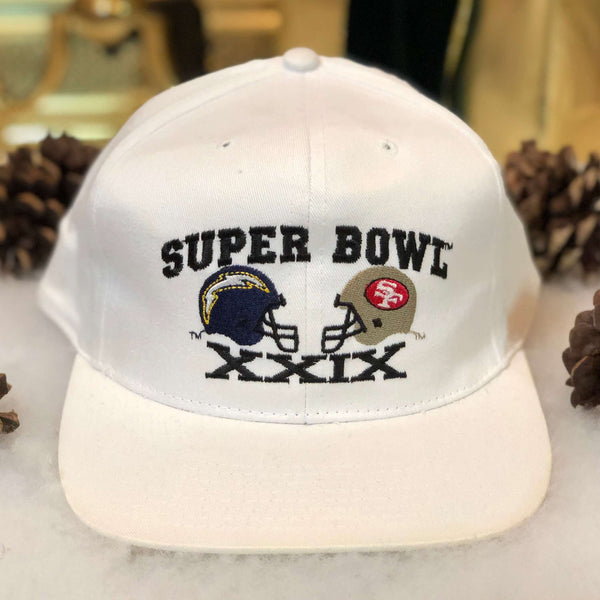 Vintage NFL Super Bowl XXIX Chargers 49ers Snapback Hat