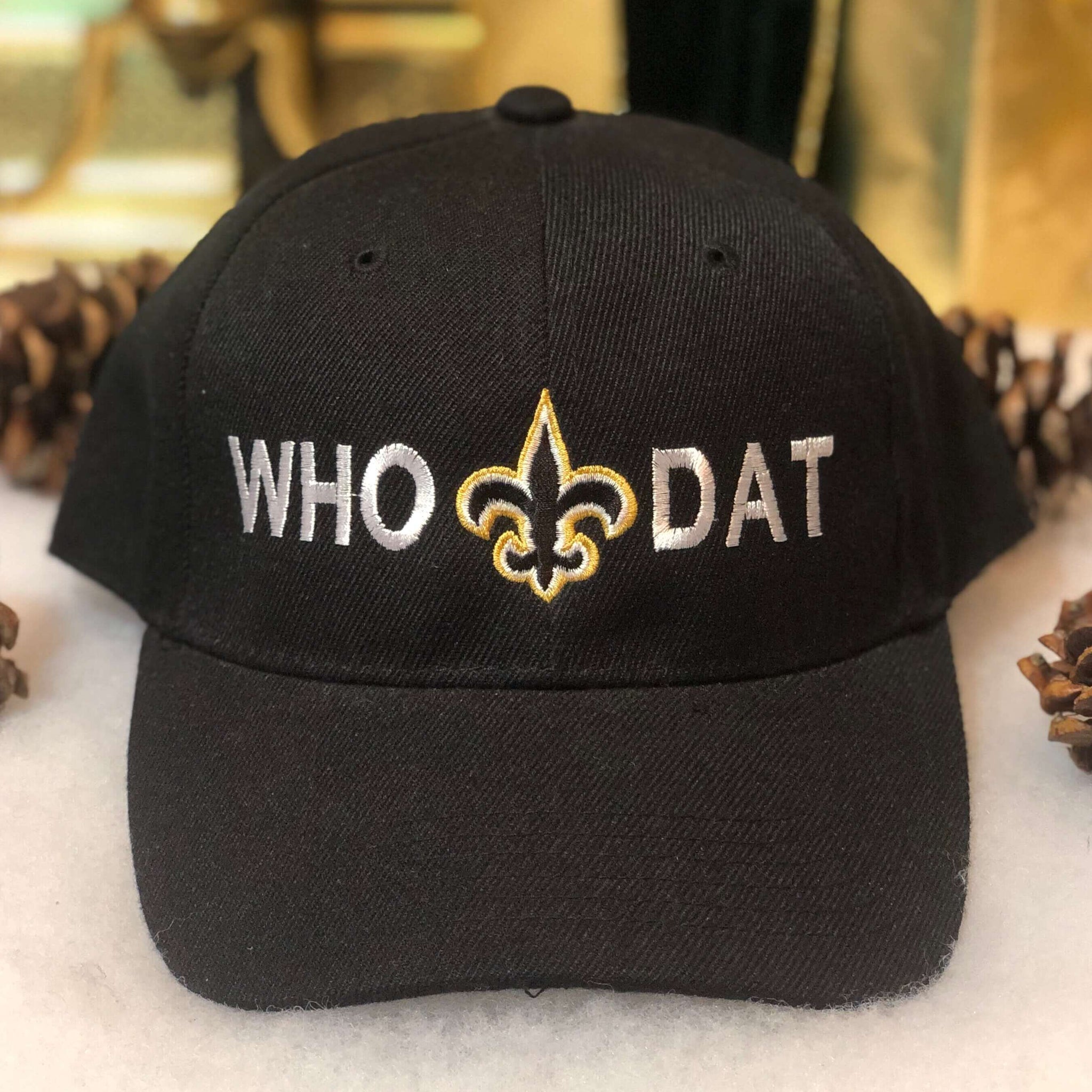 NFL New Orleans Saints "Who Dat" Wool Strapback Hat