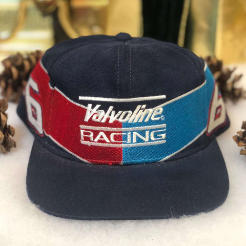 Vintage Deadstock NWOT NASCAR Valvoline Racing Mark Martin Nutmeg Mills Snapback Hat