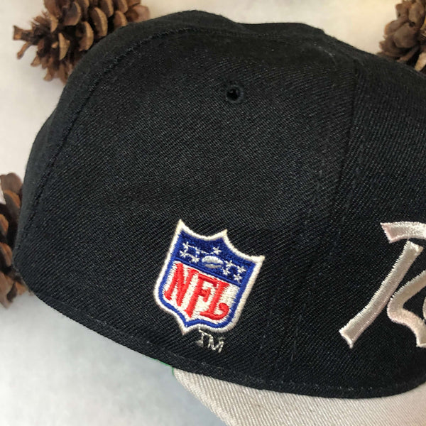 Vintage NFL Los Angeles Raiders Sports Specialties Double Line Script Wool Snapback Hat