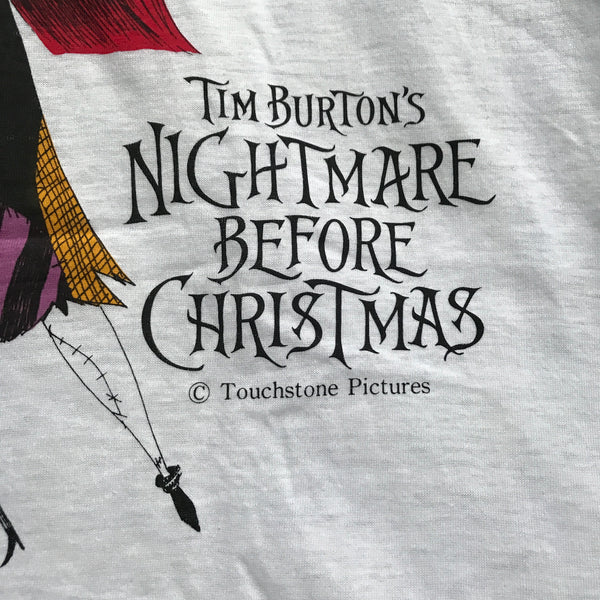 Vintage Deadstock 1998 SEGA Japanese Disney Tim Burton's The Nightmare Before Christmas Promotional T-Shirt