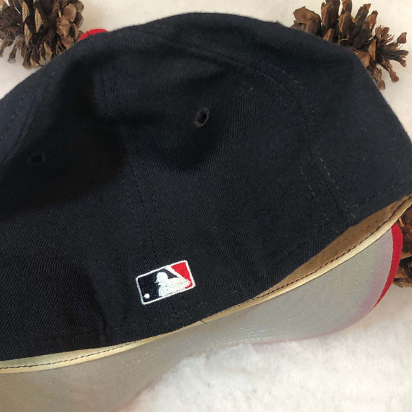 Vintage MLB Atlanta Braves New Era Wool Fitted Hat 7 1/4