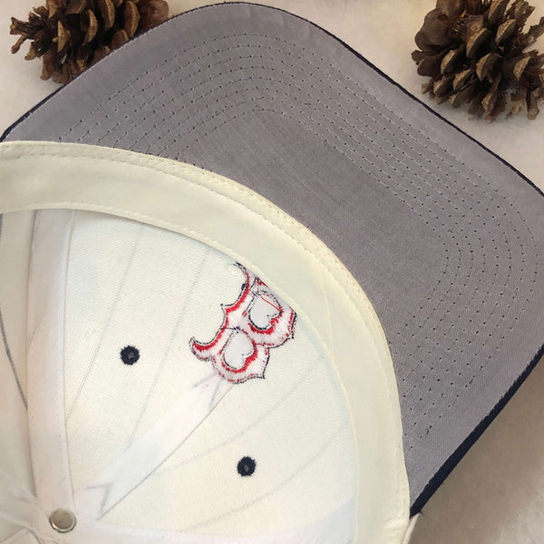 Vintage MLB Boston Red Sox Pinstripe Box Seat Twill Snapback Hat
