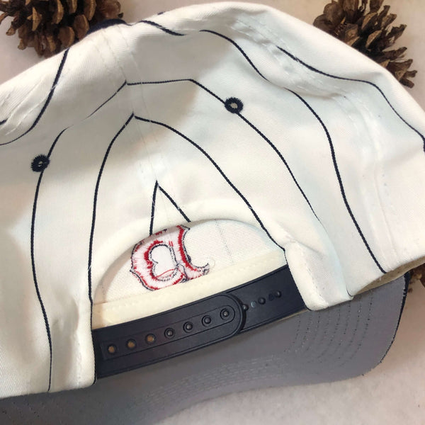 Vintage MLB Boston Red Sox Pinstripe Box Seat Twill Snapback Hat