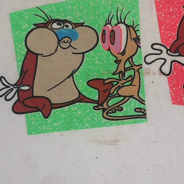 Vintage 1991 Nickelodeon The Ren & Stimpy Show Graphic T-Shirt