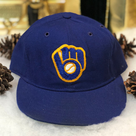 Vintage MLB Milwaukee Brewers New Era Fitted Hat