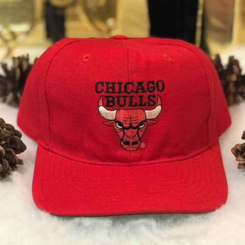 Vintage NBA Chicago Bulls New Era Wool Snapback Hat