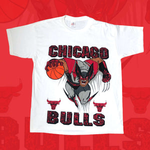Vintage Deadstock NWOT NBA Chicago Bulls Wolverine Bootleg T-Shirt (XL)