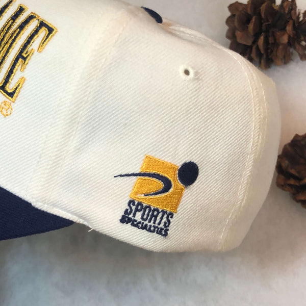 Vintage NCAA Notre Dame Sports Specialties Laser Wool Snapback Hat