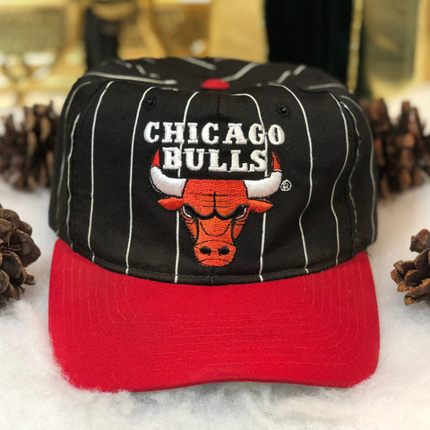 Vintage NBA Chicago Bulls Starter Pinstripe Twill Snapback Hat
