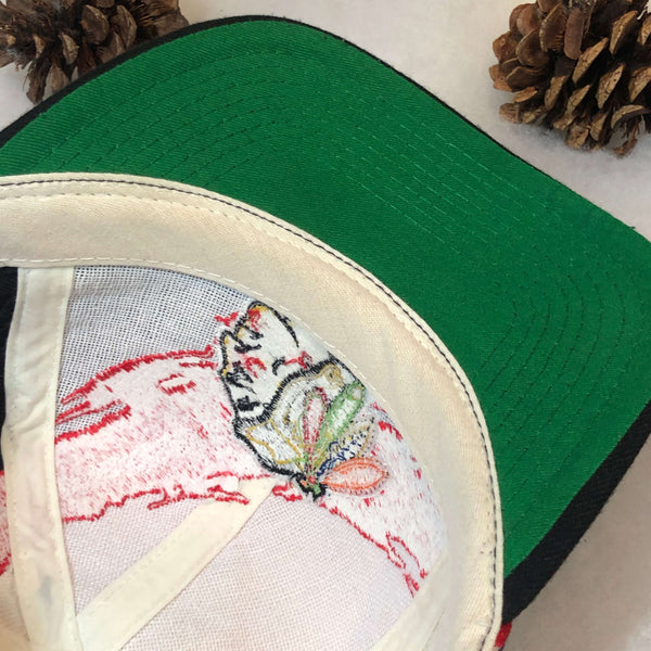 Vintage NHL Chicago Blackhawks Logo Athletic Splash Snapback Hat