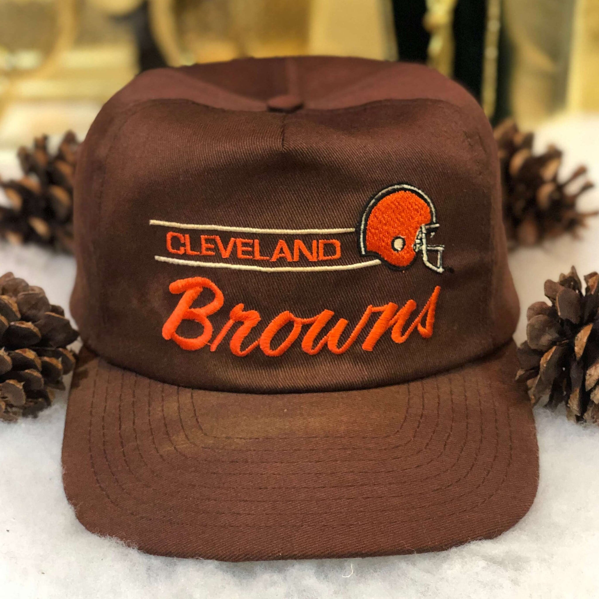 Vintage NFL Cleveland Browns Annco Twill Snapback Hat