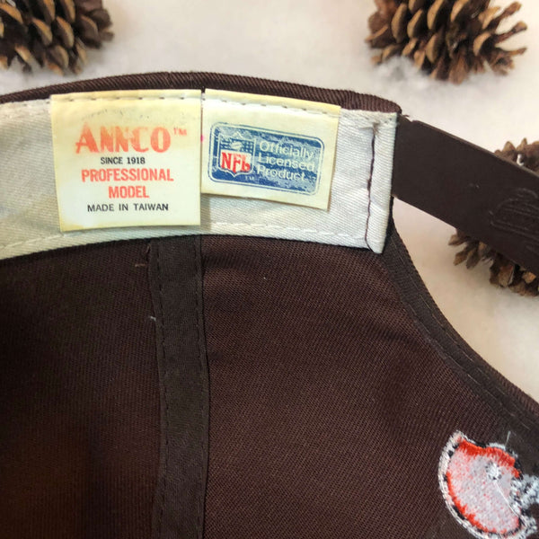 Vintage NFL Cleveland Browns Annco Twill Snapback Hat