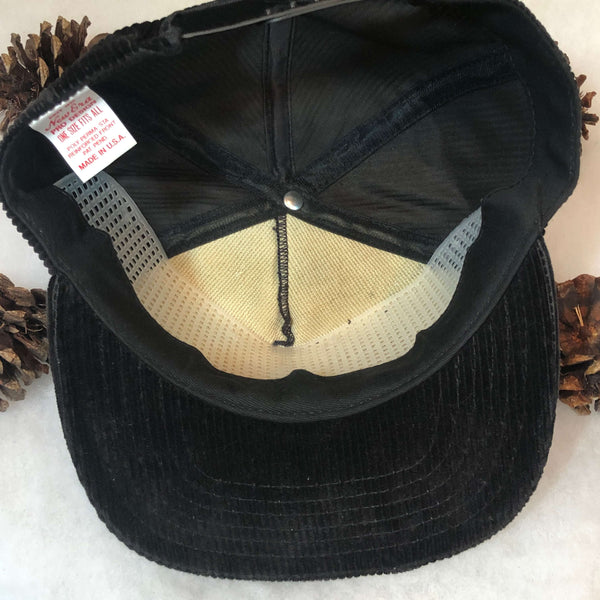 Vintage NFL Los Angeles Raiders New Era Corduroy Snapback Hat