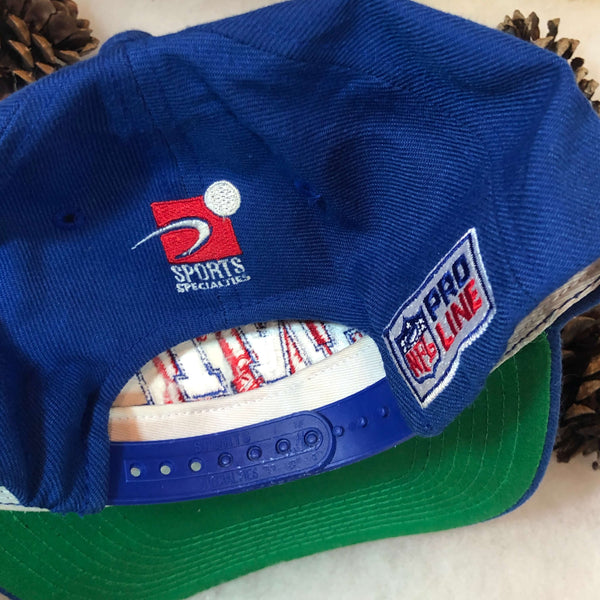 Vintage NFL New York Giants Sports Specialties Grid Snapback Hat
