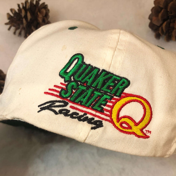 Vintage NASCAR Jeff Gordon Quaker State Racing Twill Snapback Hat