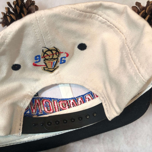 Vintage Deadstock NWT 1996 NBA Chicago Bulls Champions Logo Athletic Snapback Hat