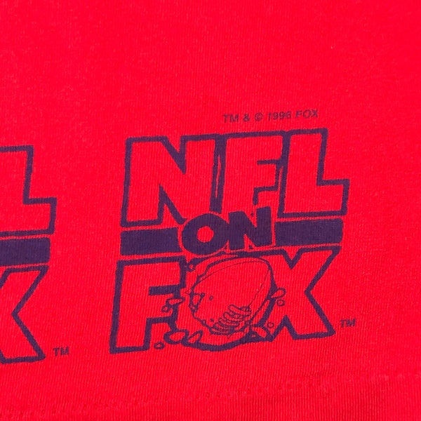 Vintage 1996 NFL On FOX New England Patriots T-Shirt (L)