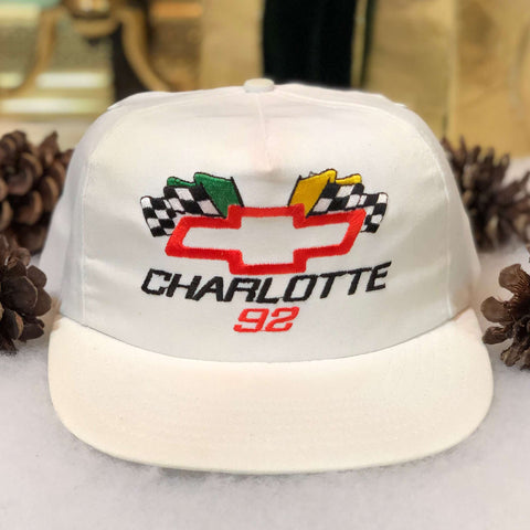 Vinage 1992 Chevrolet NASCAR Charlotte Racing Snapback Hat