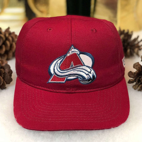 Vintage NHL Colorado Avalanche #1 Apparel Twill Snapback Hat