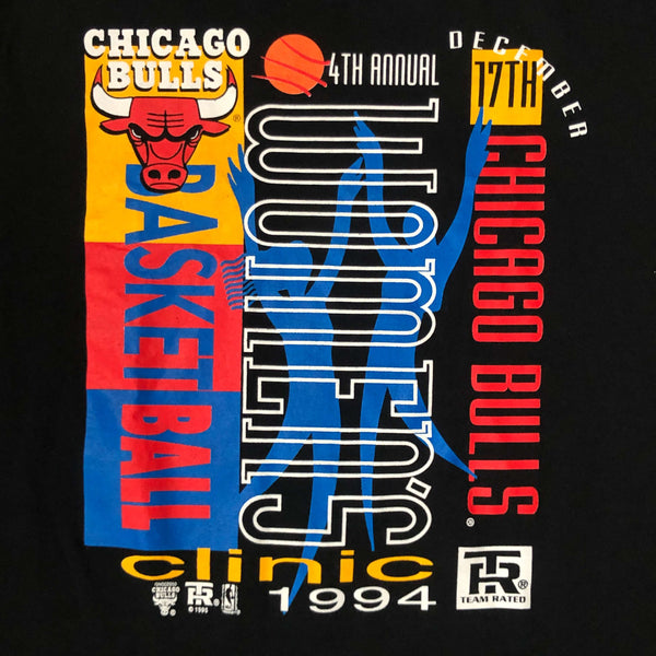 Vintage 1994 NBA Chicago Bulls Women's Clinic T-Shirt (L)