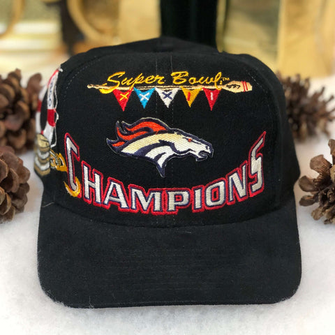 Vintage NFL Denver Broncos Super Bowl XXXII Champions Logo Athletic Snapback Hat