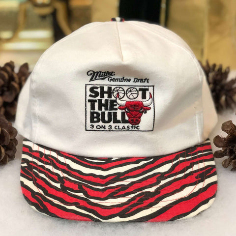 Vintage NBA Chicago Bulls Shoot the Bull Miller 3 on 3 Classic Snapback Hat