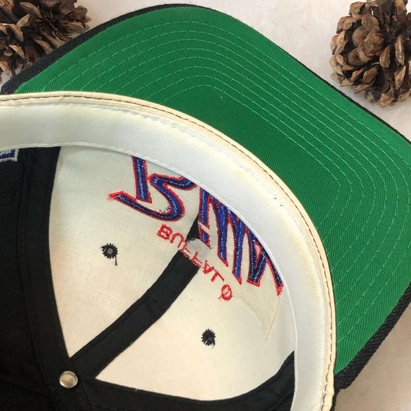Vintage NFL Buffalo Bills Sports Specialties Double Line Script Wool Snapback Hat
