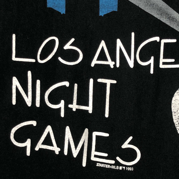 Vintage 1993 MLB Los Angeles Dodgers Starter Night Games T-Shirt (M)