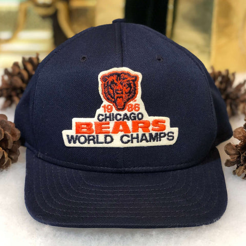 Vintage 1986 NFL World Champs Chicago Bears AJD Snapback Hat