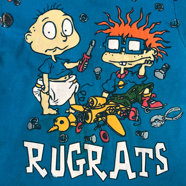 Vintage 1998 Nickelodeon Rugrats Airplane Tools *YOUTH* Graphic T-Shirt