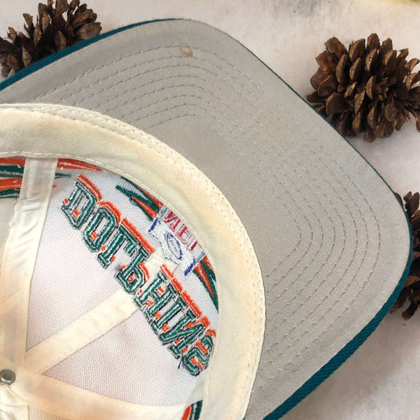 Vintage NFL Miami Dolphins Logo Athletic Diamond Snapback Hat