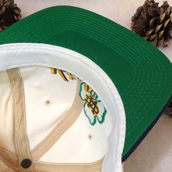 Vintage Deadstock NWOT NCAA Notre Dame Fighting Irish The Game Snapback Hat