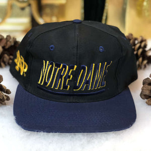 Vintage NCAA Notre Dame Fighting Irish Top of the World Twill Snapback Hat