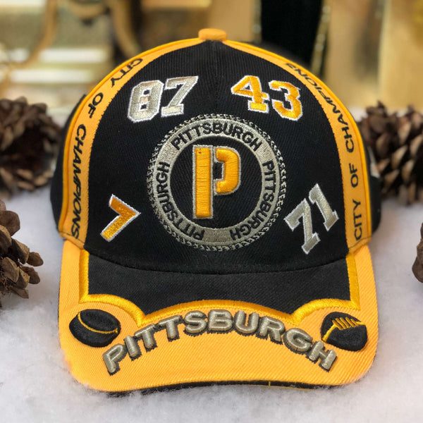 Pittsburgh Steelers Penguins City of Champions Player Numbers Strapback Hat