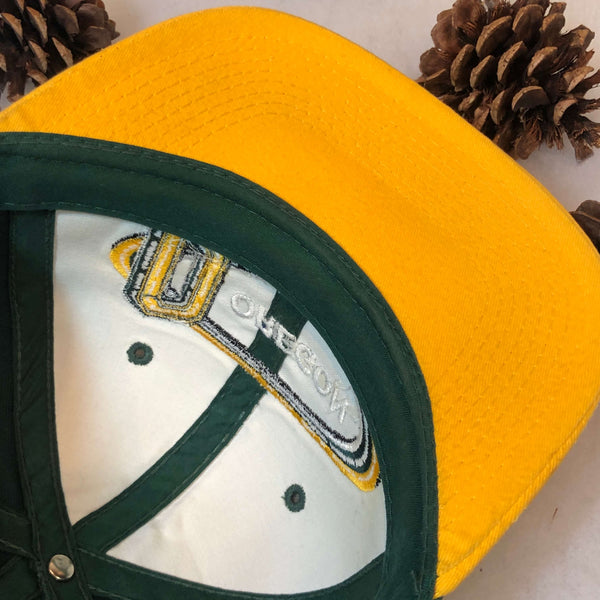 Vintage NCAA Oregon Ducks Cover Wool Snapback Hat
