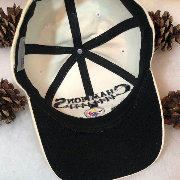Vintage NFL Pittsburgh Steelers 2001 AFC Central Champions Strapback Hat
